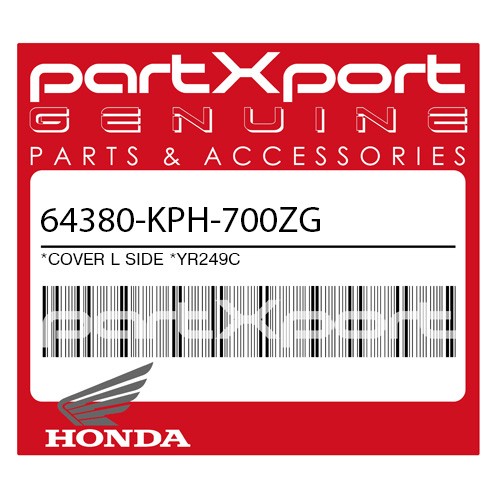 COVER L SIDE *YR249C*