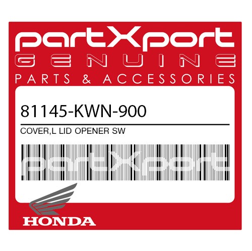 COVER,L LID OPENER SW