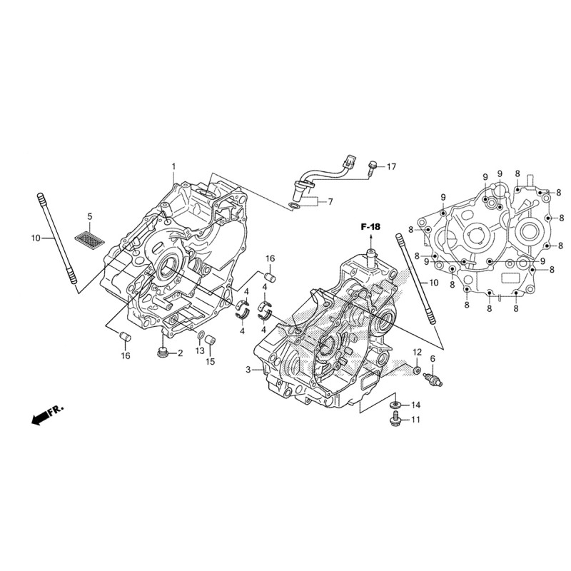 E-13 CRANKCASE