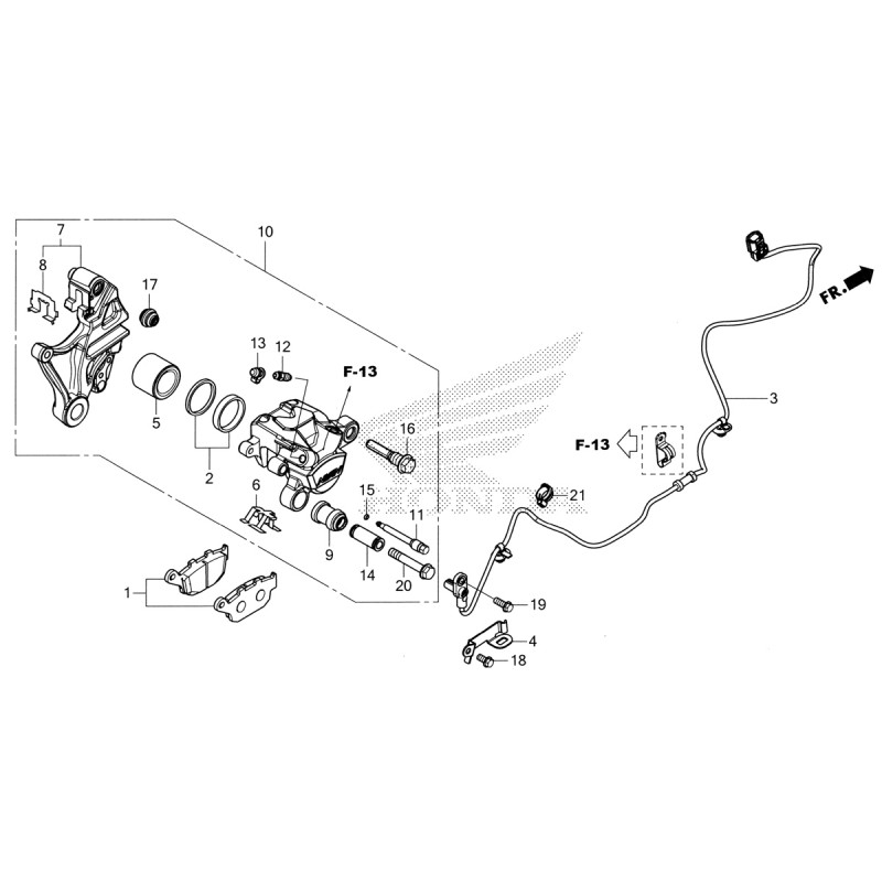 F-14 Rear Brake Caliper