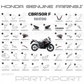 CBR150R F NH196 FAIRINGS