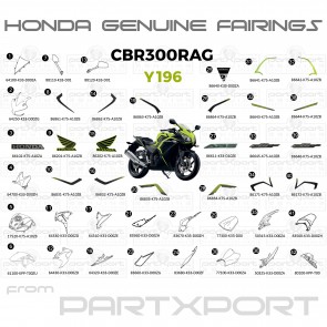 HONDA CBR300RAG TH 2TH 4TH Y196 FAIRINGS