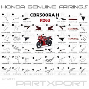 CBR300RA H R263 FAIRINGS