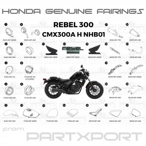 CMX300A H NHB01 FAIRINGS