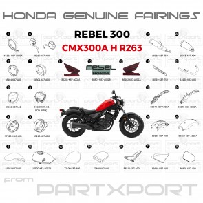 CMX300A H R263 FAIRINGS