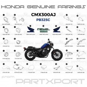 HONDA CMX300A J PB325C FAIRINGS