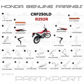 CRF250 LD R292R FAIRINGS