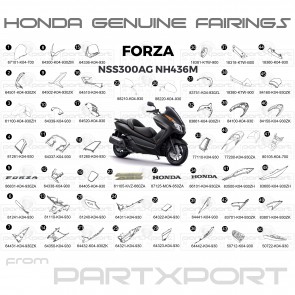 HONDA FORZA NSS300AG NH436M FAIRINGS