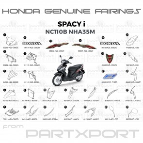 HONDA SPACY-I NC110B NHA35M FAIRINGS